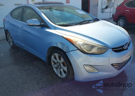 2012 Hyundai Elantra Limited (Ulsan Plant) z USA, uszkodzony, nr VIN KMHDH4AE0CU441017